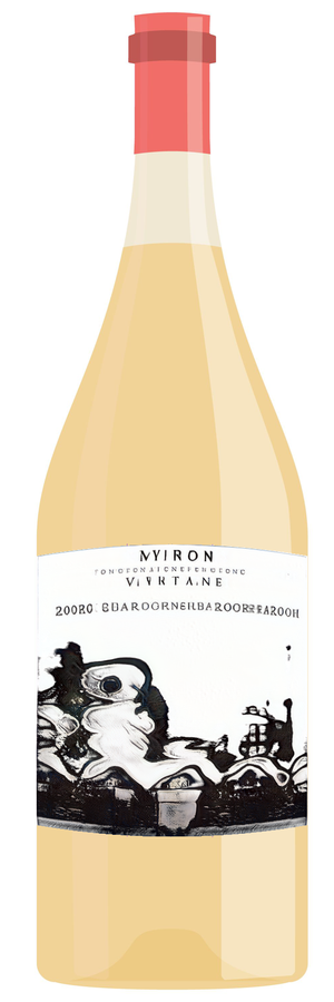 AI-generated wine bottle label for Sandravanerg Riesling 2001
