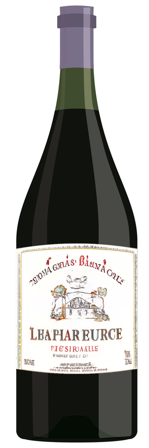 AI-generated wine bottle label for Cuvreranelico Mocta (Flos Vortaro di Montalcino 1998