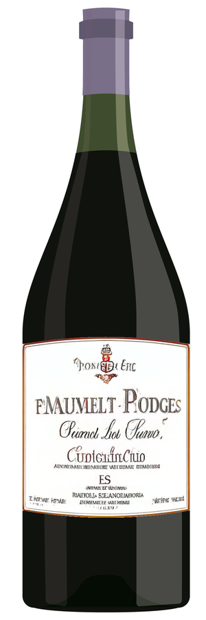 AI-generated wine bottle label for Olwo Fule Haut Pargciobodu Chianti Barbororiono 2017