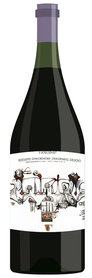AI-generated wine bottle label for Blickslos Laxe Barole Chianti Classico