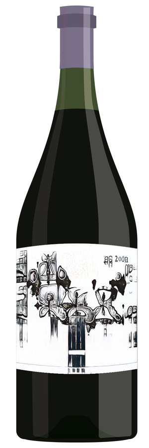 AI-generated wine bottle label for TheSuery Conteter Shiraz 2001