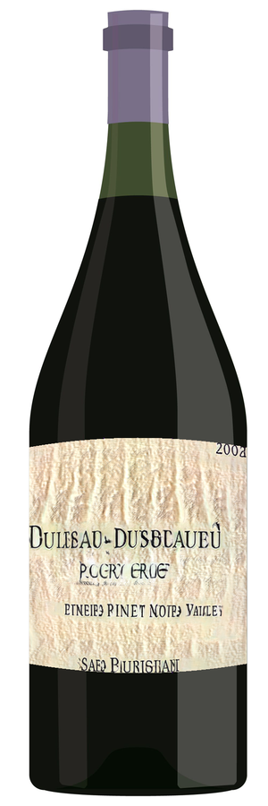 AI-generated wine bottle label for Bartonton Ryd & Bas Estate Oak Shiraz 2004