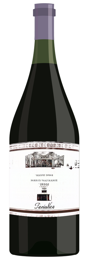AI-generated wine bottle label for Kenter Winery Shiraz 1997