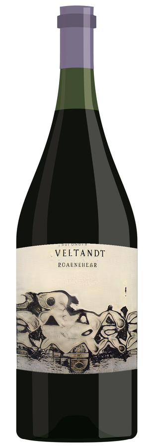 AI-generated wine bottle label for Irginiih Coum Zinfandel 2015