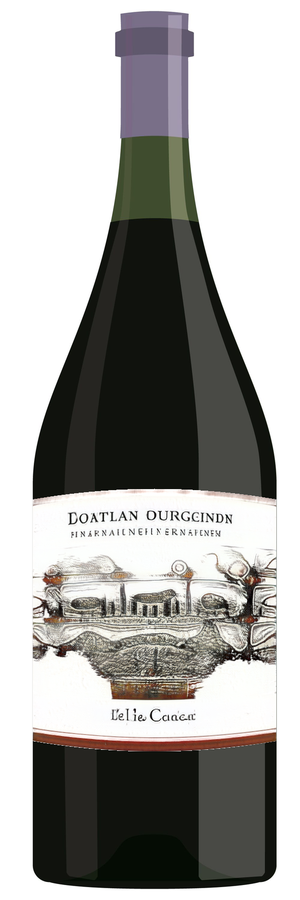 AI-generated wine bottle label for Coluca Coonty Vineyards Zinfandel 2014