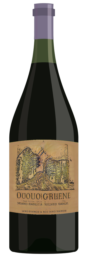 AI-generated wine bottle label for Tramben Find Soomby Marget Red 2015