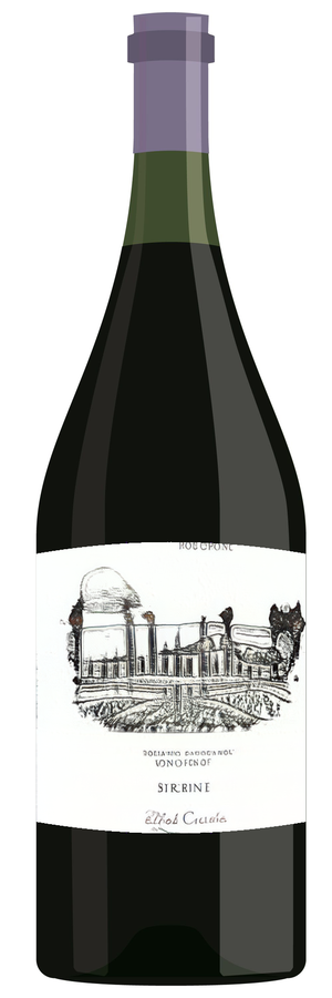 AI-generated wine bottle label for Chateau Marzal) 2008