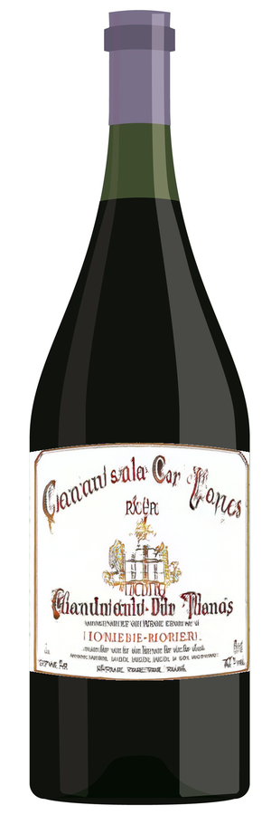 AI-generated wine bottle label for Paraza Beratrio Truge Sainlos Cabernet Saive 2002