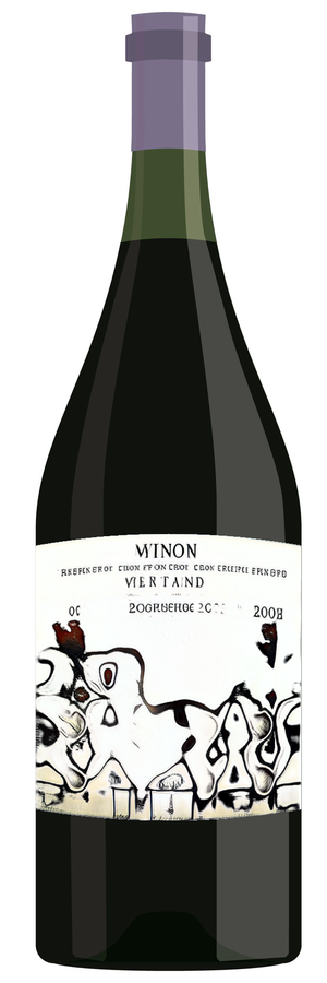 AI-generated wine bottle label for Chalderici de Laboentil Seleczalich Cabernet/Sharlat 2000