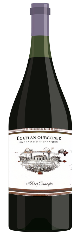 AI-generated wine bottle label for Castain Cabernet Sauvignon Lai Souta Chevallo 2014