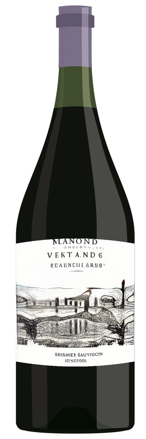 AI-generated wine bottle label for Torroria Cabernet Sauvignon 2017