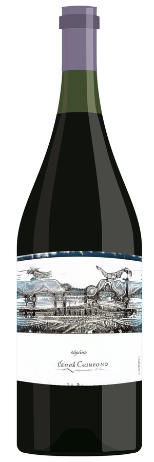 AI-generated wine bottle label for Wall 3 Cellarylormaif Cabernet Sauvignon 2009