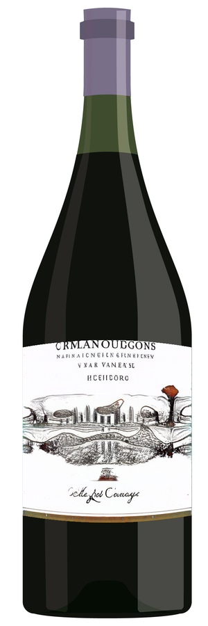 AI-generated wine bottle label for Tewingos Mountain Reserva Cabernet Sauvignon 2017