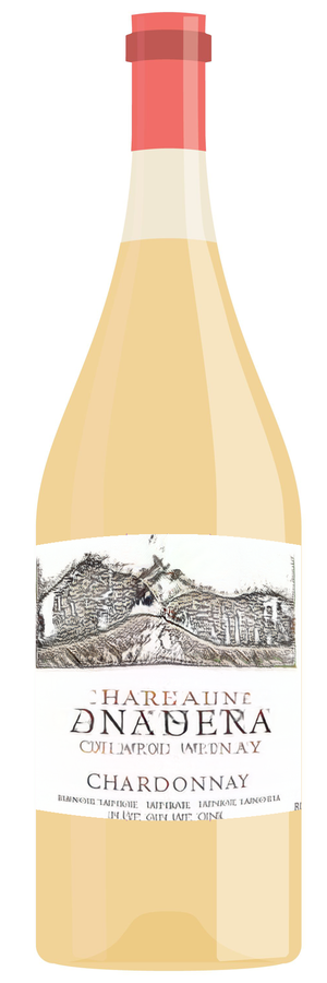 AI-generated wine bottle label for Chateau Vallier Chabarnos Mlick Blanc 1996