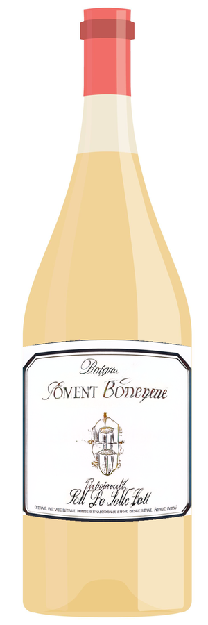 AI-generated wine bottle label for Montiware Classic Chardonnay 2000