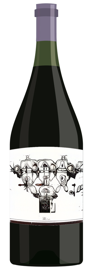 AI-generated wine bottle label for Enth Shefino 2007