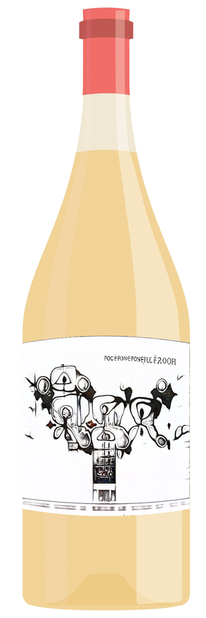AI-generated wine bottle label for Joseph Pley Vineyard Sermine (taugluge 1991