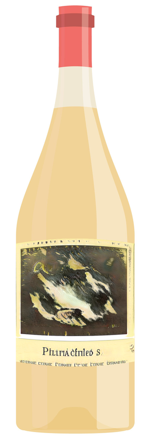 AI-generated wine bottle label for Penerrey Troon Cravit Blanc Reserve Carilnora Sannera Farllono Le Vallle' 2001