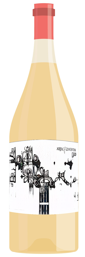AI-generated wine bottle label for Hantanamle Pinot Gris 1999