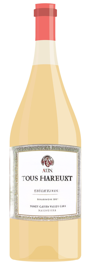 AI-generated wine bottle label for Qupharp Pinot Gris 2007