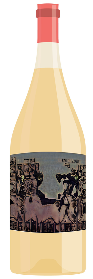 AI-generated wine bottle label for Alva Pinot Grigio 2014