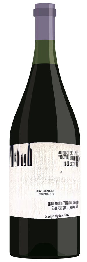 AI-generated wine bottle label for Osand Grore Reserve Red Baroter Vineyard Pinot Noir 2013