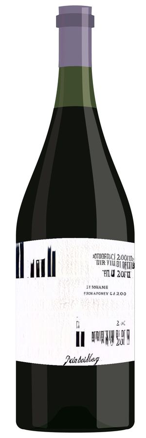 AI-generated wine bottle label for Fathorontol Mrehin Pinot Noir 2010