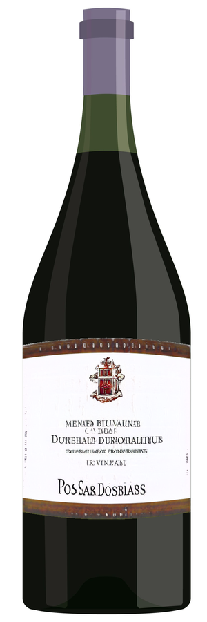 AI-generated wine bottle label for Gembarris Pinot Noir 2015