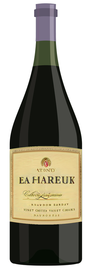 AI-generated wine bottle label for Sap Sarsel Zinlan Noir 1999