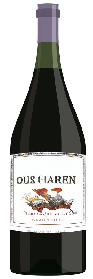 AI-generated wine bottle label for Chateau Rocheau de le Chostelle Blaccie 2001