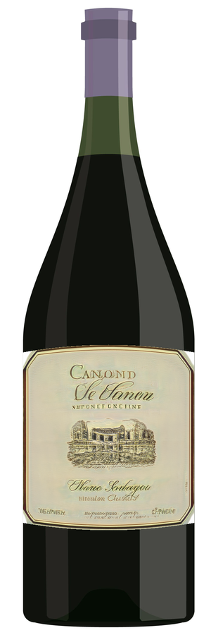 AI-generated wine bottle label for Jannes Carsarener Beaule Clas Gemados Rouge Premier Cru 2002