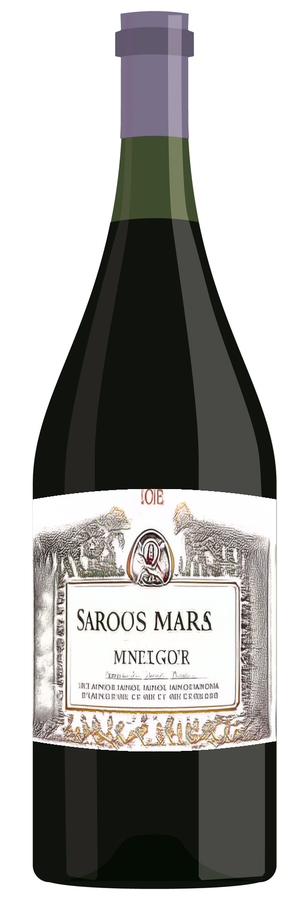 AI-generated wine bottle label for Stetrol's Pinot Estatier's Wine Sonombier Calber la Chardonnay 2015