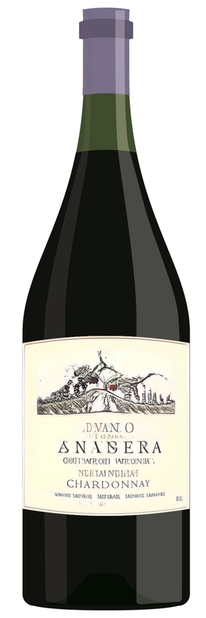 AI-generated wine bottle label for Herthe Ynord Pinot Noir 2010