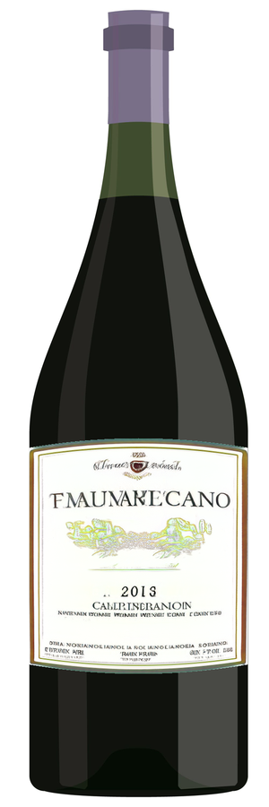 AI-generated wine bottle label for Mackling Cuvee 2016
