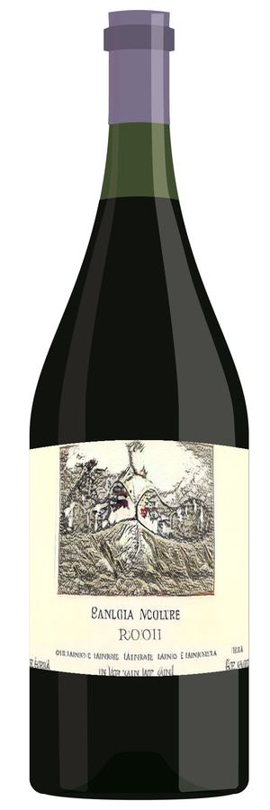 AI-generated wine bottle label for Chateau Wonth Les-Gostente Sevillale Vallle) Riuge 2016