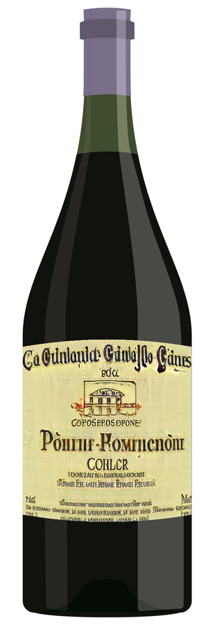 AI-generated wine bottle label for Yaroun Cuvee Chateauneuf-du-Pape Alaus 2005