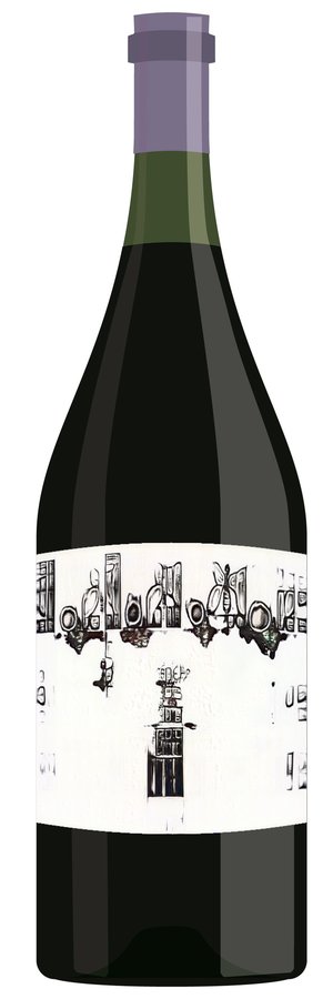 AI-generated wine bottle label for Ruffors t'Aglaise 2013