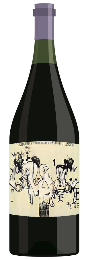 AI-generated wine bottle label for Yaroun Cuvee Chateauneuf-du-Pape Alaus 2005