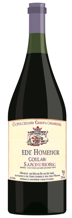 AI-generated wine bottle label for Apreod Tallyarne Chateauneuf-du-Pape Pay 2005