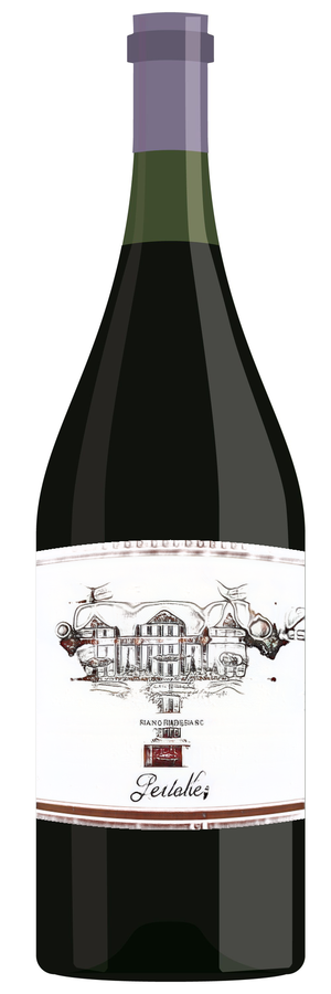 AI-generated wine bottle label for Rearmintt Moakow Vineyards Sp.tito Rhune Valley Cellera 2005